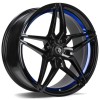 Janta aliaj seventy9 SV-A 8x18 5x120 ET30 BGBIL - Black Glossy Blue Inner Lip