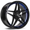 Janta aliaj seventy9 SV-A 8.0x18 5x120 ET30 BGBIL - Black Glossy Blue Inner Lip