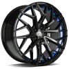 Janta aliaj seventy9 SV-C 8x18 5x120 ET33 BGBIL - Black Glossy Blue Inner Lip