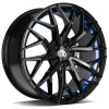 Janta aliaj seventy9 SV-C 8.0x18 5x120 ET33 BGBIL - Black Glossy Blue Inner Lip
