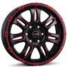 Janta aliaj Borbet CW8 8x18 5x120 ET52 RRWPM - red rim window polished matt