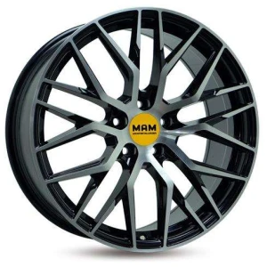 Janta aliaj MAM Leichtmetallräder RS4 8.0x18 5x120 ET35 BFP - Black Front Polish