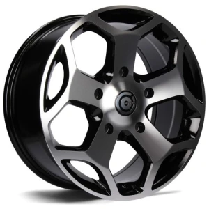 Janta aliaj Carbonado Giant 8.0x18 5x160 ET50 BFP - Black Front Polished