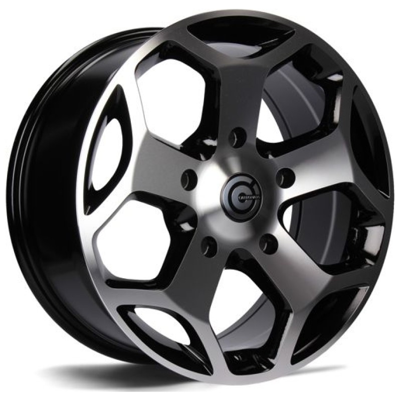 Janta aliaj Carbonado Giant 8.0x18 5x160 ET50 BFP - Black Front Polished
