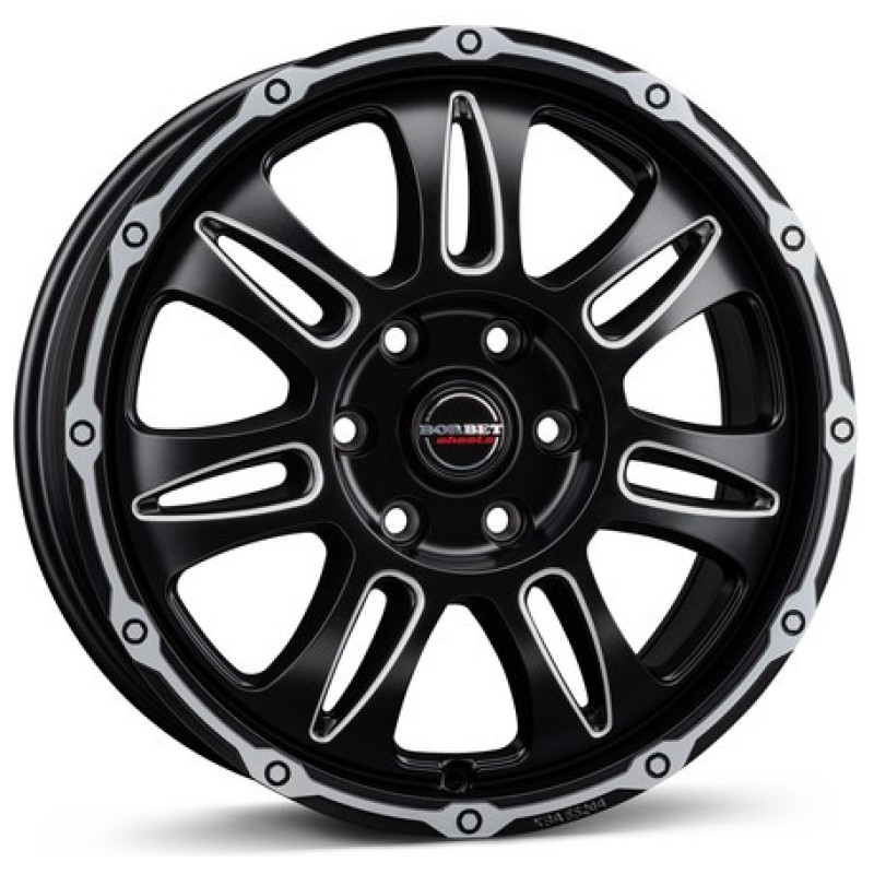 Janta aliaj Borbet CW8 8.0x18 6x130 ET48 BRWPM - black rim window polished matt