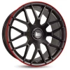 Janta aliaj MAM Leichtmetallräder GT1 8.5x19 5x100 ET30 MBLR - Matt Black Lip Red