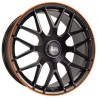 Janta aliaj MAM Leichtmetallräder GT1 8.5x19 5x108 ET45 MBLO - Matt black lip orange