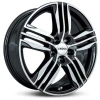 Janta aliaj Ronal R57 7.5x19 5x108 ET45 BF - Schwarz-Frontkopiert