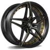 Janta aliaj seventy9 SV-AR 8.5x19 5x112 ET35 DMBMG - Deep Matt Black Milled Gold