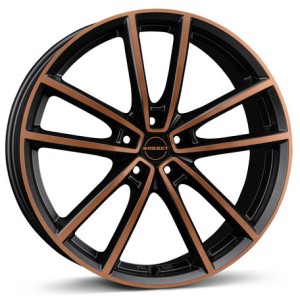 Janta aliaj Borbet W 8.0x19 5x112 ET37 BCPM - black copper polished matt