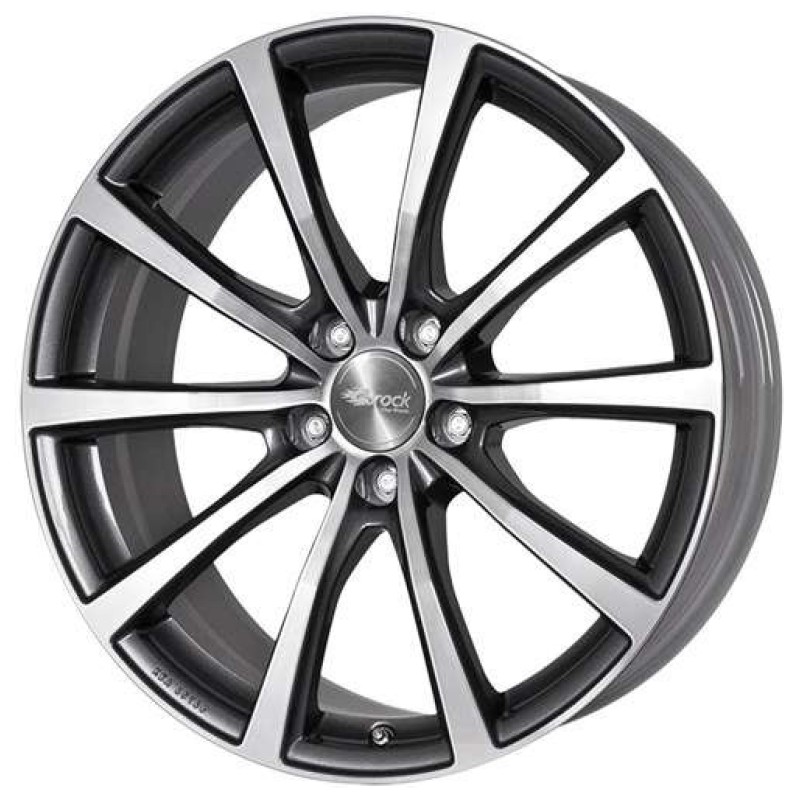 Janta aliaj Brock B32 8.5x19 5x112 ET55.2 HGVP - Himalaya-Grey Front-Poliert