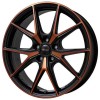 Janta aliaj Brock B40 8x19 5x112 ET49 BOM - Black Orange Matt