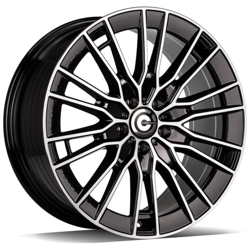 Janta aliaj Carbonado Brawl 8.5x19 5x112 ET35 BFP - Black Front Polished