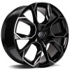 Janta aliaj Carbonado Beast 8.5x19 5x112 ET43 BFP - Black Front Polished