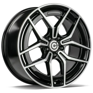 Janta aliaj Carbonado Stylish 8.0x19 5x112 ET45 BFP - Black Front Polished