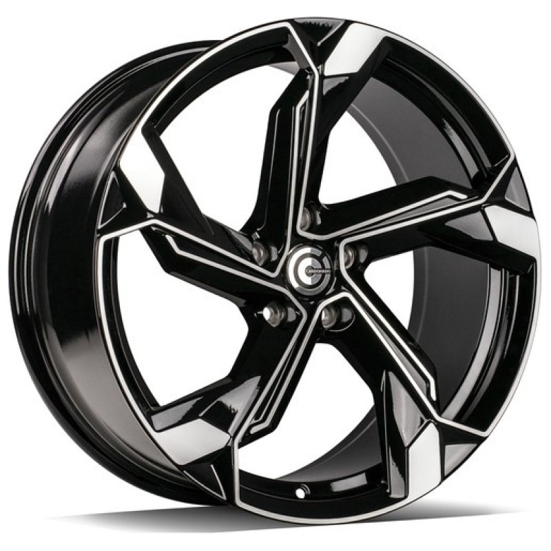 Janta aliaj Carbonado Superstar 8.5x19 5x112 ET35 BFP - Black Front Polished