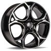 Janta aliaj Carbonado UNIQUE 8x19 5x112 ET45 BFP - Black Front Polished