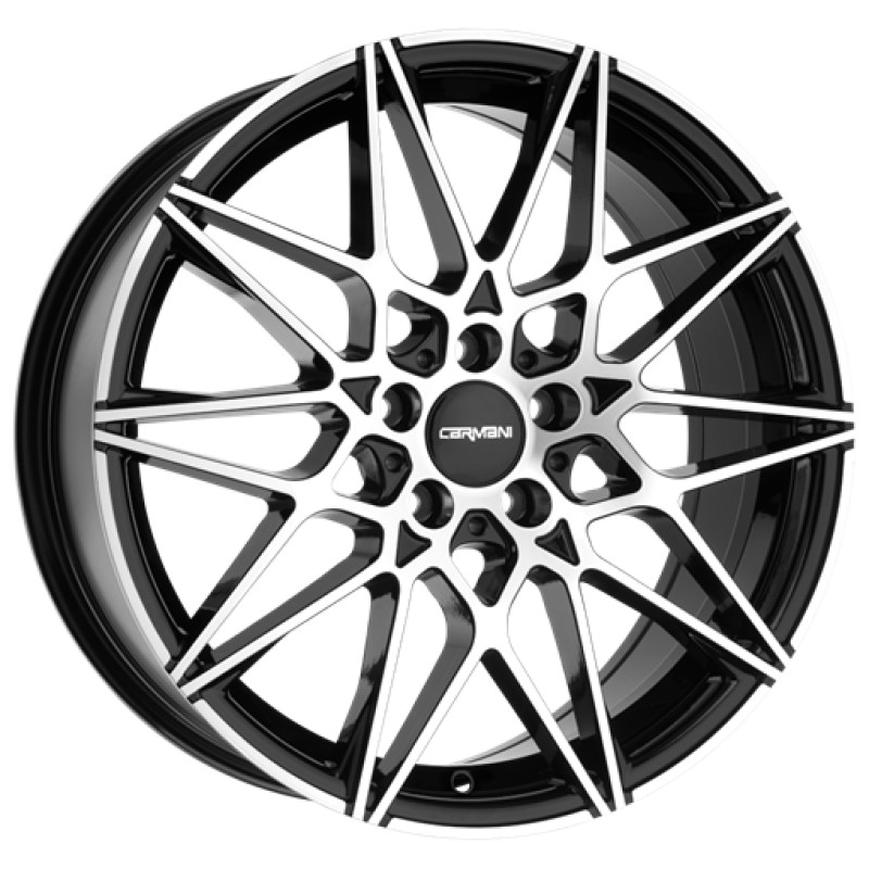 Janta aliaj Carmani 18 Knut 9.0x19 5x112 ET35 BP - Black polished