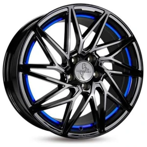 Janta aliaj Keskin Tuning KT20 8.5x19 5x112 ET45 BPBI - Black Painted Blue Inside