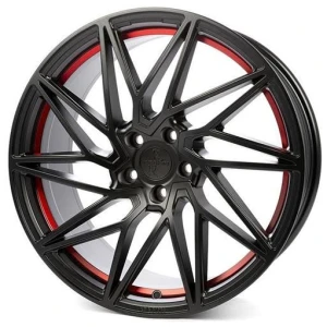 Janta aliaj Keskin Tuning KT20 8.5x19 5x112 ET45 MBRI - MATT BLACK RED INSIDE