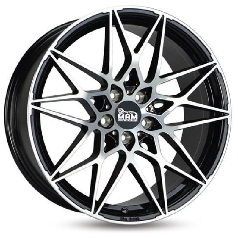 Janta aliaj MAM Leichtmetallräder B2 8.5x19 5x112 ET30 BFP - Black Front Polish