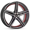 Janta aliaj MAM Leichtmetallräder OX-18 8.5x19 5x112 ET24 BFPRI -  Black Front Polished Red Inside