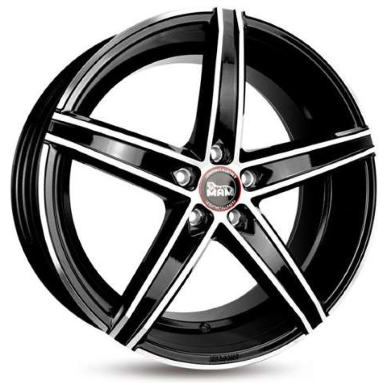Janta aliaj MAM Leichtmetallräder OX-18 8.5x19 5x112 ET30 BFP - Black Front Polished