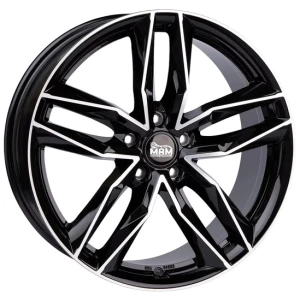Janta aliaj MAM Leichtmetallräder RS3 8.5x19 5x112 ET30 BFP - Black Front Polish