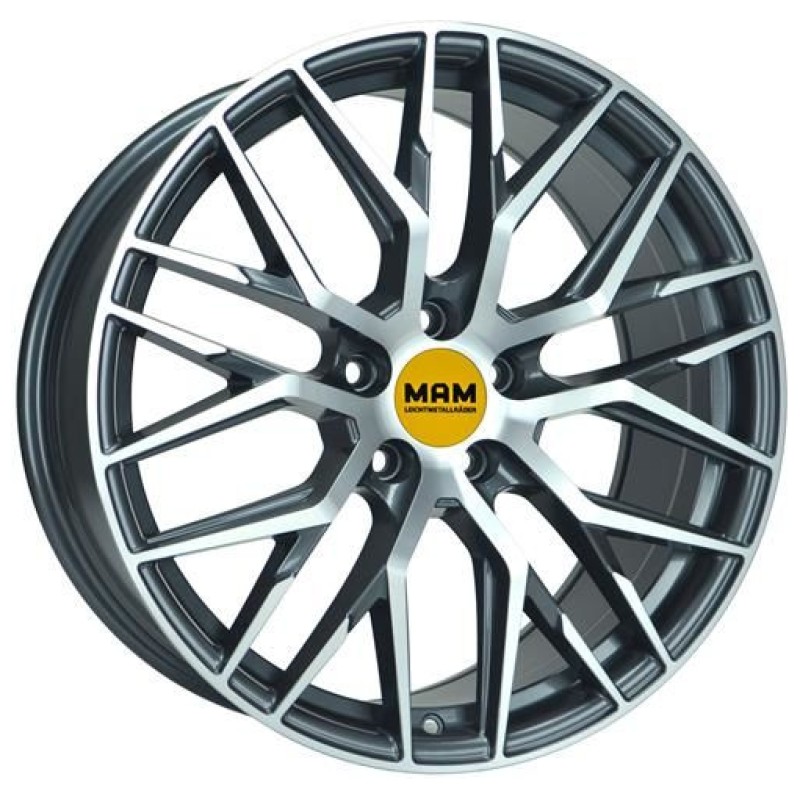 Janta aliaj MAM Leichtmetallräder RS4 8.5x19 5x112 ET30 PFP - Palladium front polish