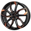 Janta aliaj RC-DESIGN RC34 8.0x19 5x112 ET45 BOM - Black Orange Matt