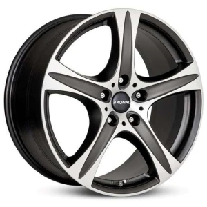 Janta aliaj Ronal R55 9.0x19 5x112 ET60 MBF - Mattschwarz-Frontkopiert