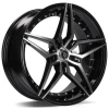 Janta aliaj seventy9 SV-AR 9.5x19 5x120 ET35 BFP - Black Front Polished