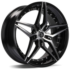 Janta aliaj seventy9 SV-AR 9.5x19 5x120 ET35 BFP - Black Front Polished