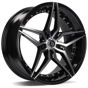 Janta aliaj seventy9 SV-AR 9.5x19 5x120 ET35 BFP - Black Front Polished