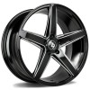 Janta aliaj seventy9 SV-N 9.5x19 5x120 ET35 BE - Galaxy Black Window Edges