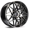 Janta aliaj Carbonado Crazy 8.5x19 5x120 ET35 BFP - Black Front Polished