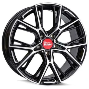 Janta aliaj MAM Leichtmetallräder B4 8.5x19 5x120 ET40 BFP - Black Front Polished