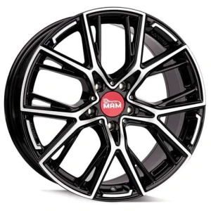Janta aliaj MAM Leichtmetallräder B4 8.5x19 5x120 ET50 BFP - Black Front Polish