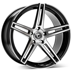 Janta aliaj Wrath Wheels WF-1 9.5x19 5x120 ET40 BP - Black polished