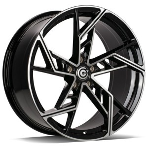 Janta aliaj Carbonado Evil 9.0x20 5x112 ET30 BFP - Black Front Polished