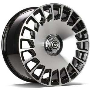 Janta aliaj Carbonado Rebellion 9.5x20 5x112 ET45 BFP - Black Front Polished