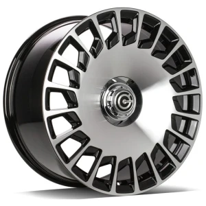 Janta aliaj Carbonado Rebellion 9.5x20 5x112 ET45 BFP - Black Front Polished