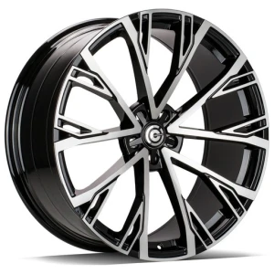 Janta aliaj Carbonado Star 9.0x20 5x112 ET30 BFP - Black Front Polished