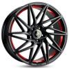 Janta aliaj Keskin Tuning KT20 8.5x20 5x112 ET30 BPRI - Black Painted Red Inside