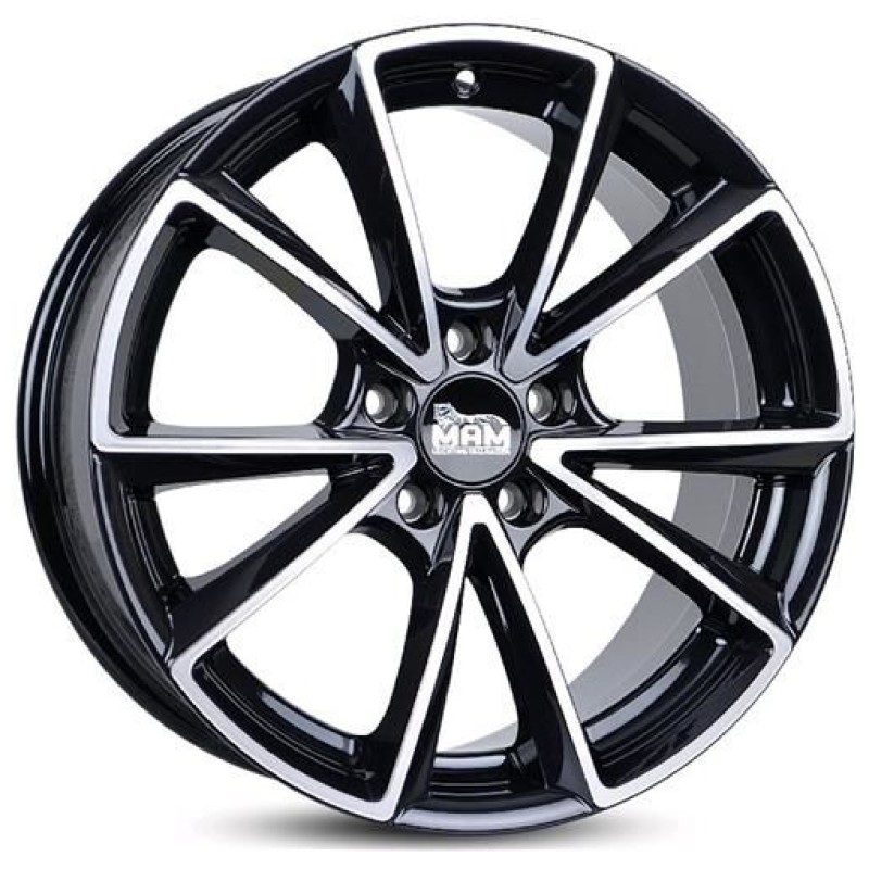 Janta aliaj MAM Leichtmetallräder A5 8.5x20 5x112 ET45 BFP - Black Front Polish