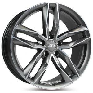 Janta aliaj MAM Leichtmetallräder RS3 8.5x20 5x112 ET45 MPFP - Matt palladium front polish