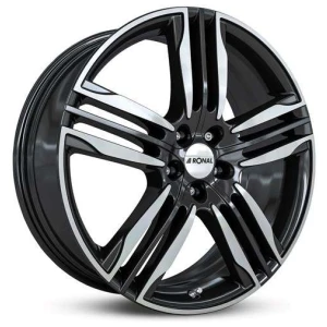 Janta aliaj Ronal R58 8.0x20 5x112 ET45 BFC - Schwarz-Frontkopiert