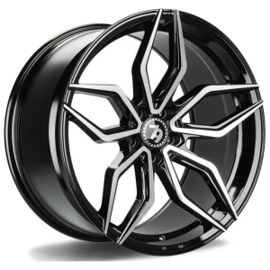 Janta aliaj seventy9 SCF-D 10.5x20 5x120 ET40 BFP - Black Front Polished