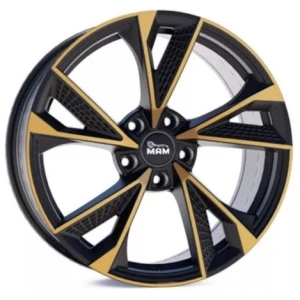 Janta aliaj MAM Leichtmetallräder RS6 8.5x20 5x120 ET35 MBFC -  Matt Black Front Copper