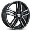 Janta aliaj Ronal R58 8.0x20 5x120 ET30 BFC - Schwarz-Frontkopiert